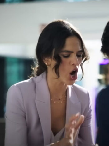 Blue Beetle Bruna Marquezine Purple Blazer