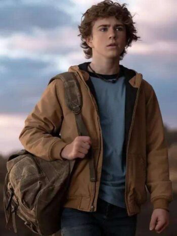 Walker Scobell Brown Jacket