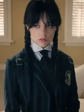 Jenna Ortega Wednesday Addams Uniform Blazer