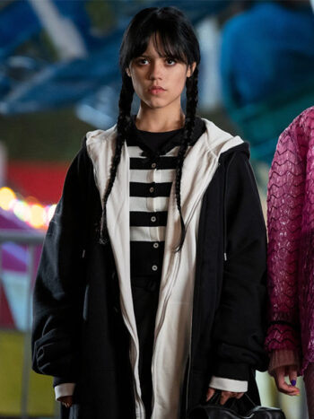 Wednesday Jenna Ortega Black Hoodie